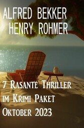 7 Rasante Thriller im Krimi Paket Oktober 2023