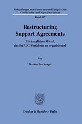 Restructuring Support Agreements.