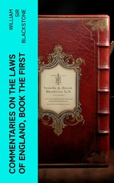 Commentaries on the Laws of England, Book the First