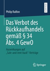 Das Verbot des Rückkaufhandels gemäß § 34 Abs. 4 GewO