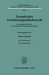 Europäisches Versicherungsaufsichtsrecht.