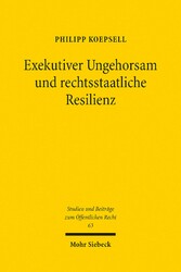 Exekutiver Ungehorsam und rechtsstaatliche Resilienz