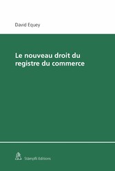 Le nouveau droit du registre du commerce