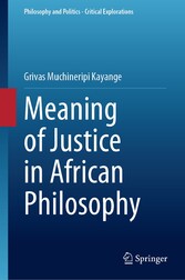 Meaning of Justice in African Philosophy