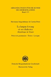 La langue kwang et ses dialectes (République du Tchad)