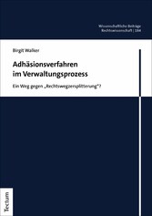 Adhäsionsverfahren im Verwaltungsprozess