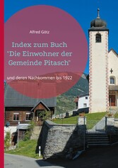 Index zum Buch &quot;Die Einwohner der Gemeinde Pitasch&quot;