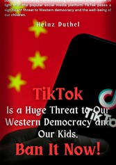 TIKTOK IS A HUGE AND GREATEST THREAT TO OUR WESTERN DEMOCRACY AND OUR KIDS.