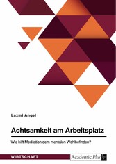 Achtsamkeit am Arbeitsplatz. Wie hilft Meditation dem mentalen Wohlbefinden?