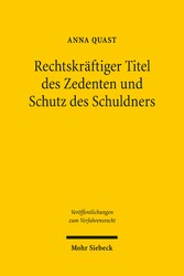 Rechtskräftiger Titel des Zedenten und Schutz des Schuldners