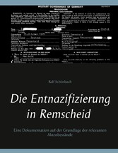 Die Entnazifizierung in Remscheid