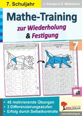 Mathe-Training zur Wiederholung und Festigung / Klasse 7