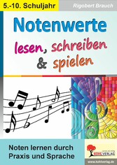 Notenwerte lesen, schreiben und spielen