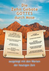 Die Zehn Gebote Gottes durch Mose