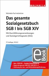 Das gesamte Sozialgesetzbuch SGB I bis SGB XIV