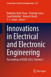 Innovations in Electrical and Electronic Engineering