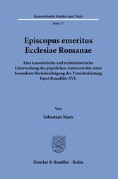 Episcopus emeritus Ecclesiae Romanae.