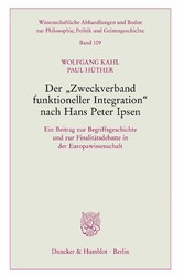 Der »Zweckverband funktioneller Integration« nach Hans Peter Ipsen.