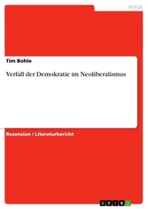 Verfall der Demokratie im Neoliberalismus