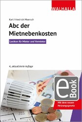 Abc der Mietnebenkosten