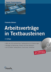 Arbeitsverträge in Textbausteinen