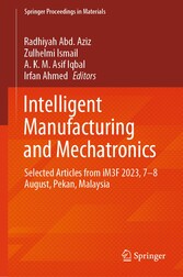 Intelligent Manufacturing and Mechatronics