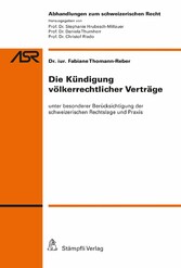 Die Kündigung völkerrechtlicher Verträge