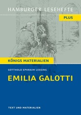 Emilia Galotti von Gotthold Ephraim Lessing: Ein Trauerspiel in fünf  Aufzügen (Textausgabe)