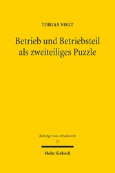 Betrieb und Betriebsteil als zweiteiliges Puzzle