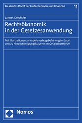 Rechtsökonomik in der Gesetzesanwendung