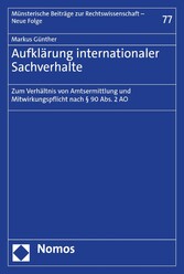 Aufklärung internationaler Sachverhalte