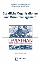 Staatliche Organisationen und Krisenmanagement