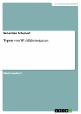 Typen von Wohlfahrtsstaaten