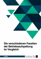 Die verschiedenen Facetten der Betriebsaufspaltung im Vergleich