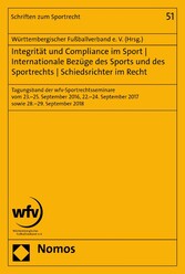 Integrität und Compliance im Sport | Internationale Bezüge des Sports und des Sportrechts | Schiedsrichter im Recht