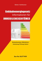 Gebäudeenergiegesetz: Informationen für Immobilieneigentümer