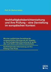 Nachhaltigkeitsberichterstattung (ESRS) und ihre Prüfung - eine Darstellung im  europäischen Kontext