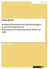 Komponentenansatz bei Abschreibungen: kritischer Vergleich der Informationsvermittlung durch HGB und IFRS