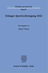 Erlanger Sportrechtstagung 2022.