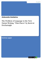 The Problem of Language in the New Nature Writing. 'Thin Places' by Kerri ní Dochartaigh