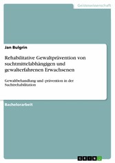 Rehabilitative Gewaltprävention von suchtmittelabhängigen und gewalterfahrenen Erwachsenen