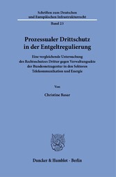 Prozessualer Drittschutz in der Entgeltregulierung.