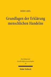 Grundlagen der Erklärung menschlichen Handelns