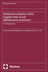 Telekommunikation 2023: Gigabit-Ziele durch Wettbewerb erreichen!