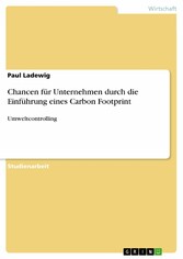 Chancen für Unternehmen durch die Einführung eines Carbon Footprint