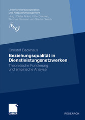 Beziehungsqualität in Dienstleistungsnetzwerken