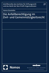 Die Anfallberechtigung im Zivil- und Gemeinnützigkeitsrecht