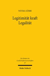 Legitimität kraft Legalität