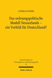 Das ordnungspolitische Modell Neuseelands - ein Vorbild für Deutschland?