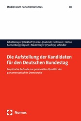 Die Aufstellung der Kandidaten für den Deutschen Bundestag